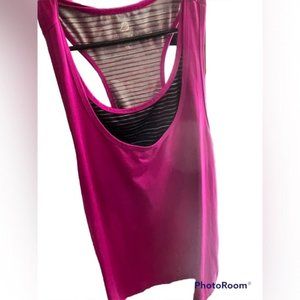 Free Country Free2B Pink XXL Tank Top with Built in Support